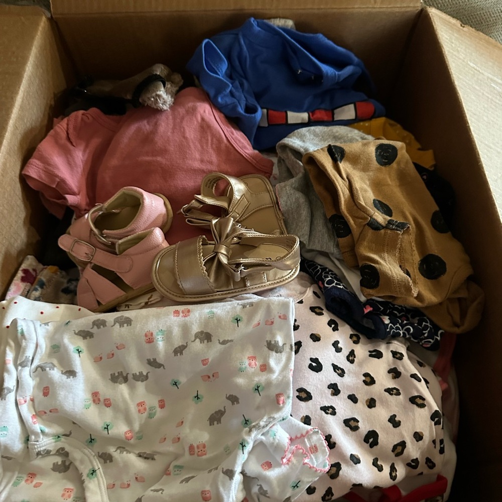 Assorted Baby Clothing and Shoes